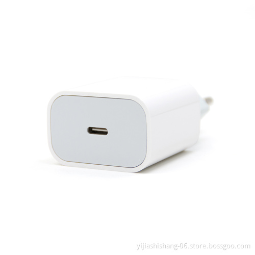 Factory Wholesale 20W USB C Wall Charger for iOS with Type C port